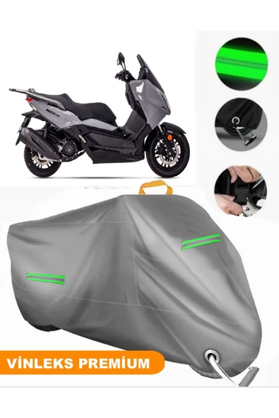 MotoEN  Vinleks Gri Regal Raptor MAX125 Uyumlu Motosiklet Brandası Lüx Kalite (Kilit Uyumlu) ürün görseli