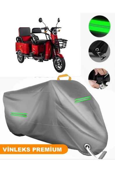 MotoEN  Vinleks Gri Stmax GF 400 Uyumlu Motosiklet Brandası Lüx Kalite (Kilit Uyumlu) ürün görseli