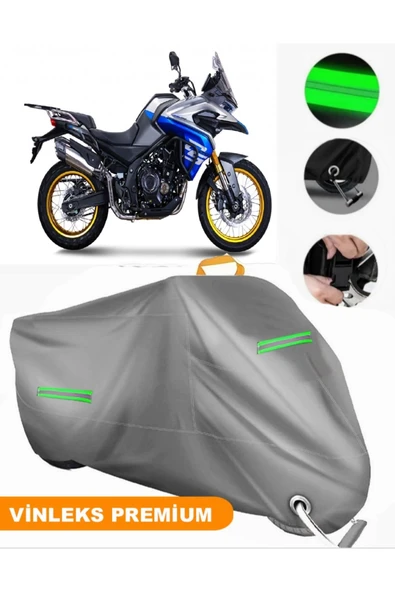 MotoEN  Vinleks Gri Voge 525 DSX Uyumlu Motosiklet Brandası Lüx Kalite (Kilit Uyumlu) ürün görseli