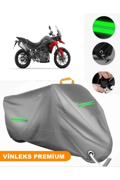 MotoEN  Vinleks Gri Triumph Tiger 850 Sport Uyumlu Motosiklet Brandası Lüx Kalite (Kilit Uyumlu) ürün görseli