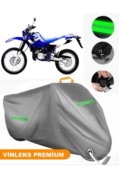 MotoEN  Vinleks Gri Yamaha  DT 125 R Uyumlu Motosiklet Brandası Lüx Kalite (Kilit Uyumlu) ürün görseli