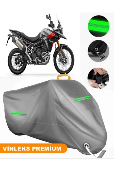 MotoEN  Vinleks Gri Triumph Tiger 900 Rally Uyumlu Motosiklet Brandası Lüx Kalite (Kilit Uyumlu) ürün görseli