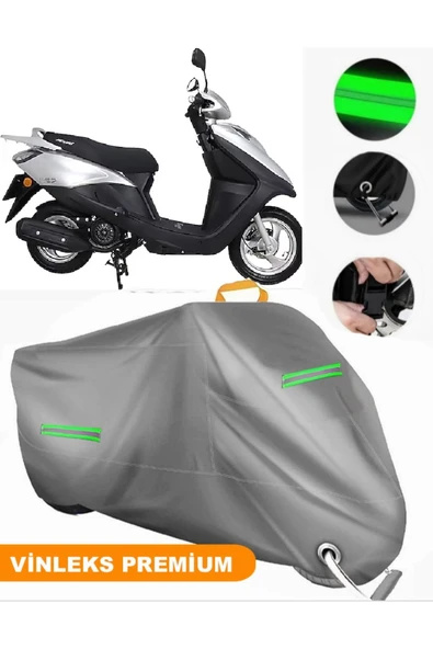 MotoEN  Vinleks Gri Volta RS7 Uyumlu Motosiklet Brandası Lüx Kalite (Kilit Uyumlu) ürün görseli