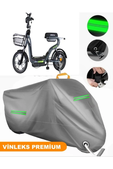 MotoEN  Vinleks Gri Volta VSM Uyumlu Motosiklet Brandası Lüx Kalite (Kilit Uyumlu) ürün görseli
