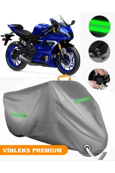 MotoEN  Vinleks Gri Yamaha  R7 Uyumlu Motosiklet Brandası Lüx Kalite (Kilit Uyumlu) ürün görseli