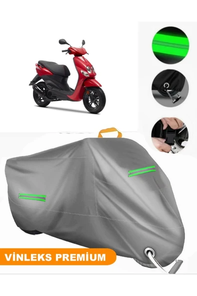 MotoEN  Vinleks Gri Yamaha  Neos Uyumlu Motosiklet Brandası Lüx Kalite (Kilit Uyumlu) ürün görseli