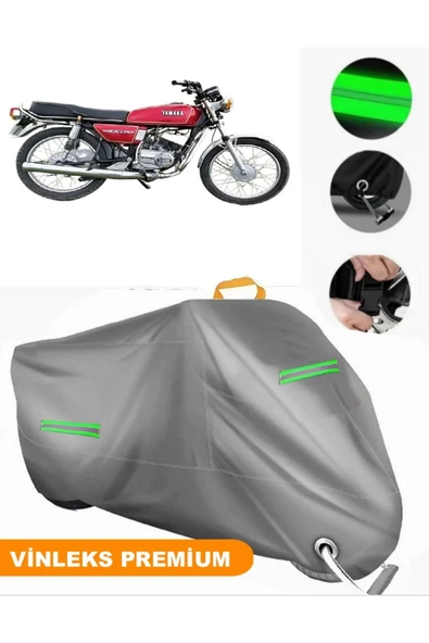 MotoEN  Vinleks Gri Yamaha  RX 135 Uyumlu Motosiklet Brandası Lüx Kalite (Kilit Uyumlu) ürün görseli