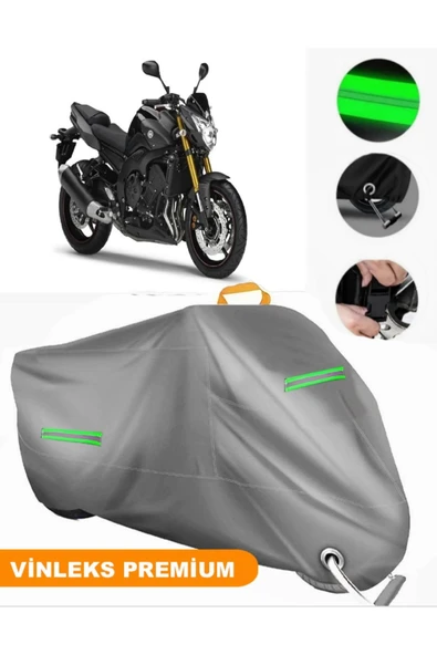 MotoEN  Vinleks Gri Yamaha  FZ8 ABS Uyumlu Motosiklet Brandası Lüx Kalite (Kilit Uyumlu) ürün görseli