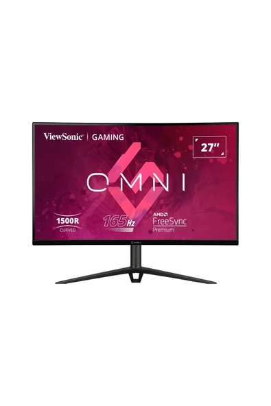 Viewsonic 27'' Vx2718-2kpc-mhdj Qhd 2560 X 1440 Freesync 1ms 165hz 2xhdmı Dp Curved Monitör - 8
