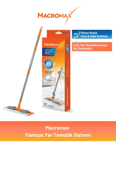 Macromax Famous Yer Temizlik Sistemi