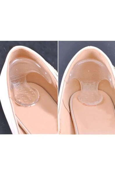 DDTREND Ayakkabı Vurma Önleyici Silikon Jel Arka Bant 2 Li T Şekilli Topuk Koruyucu