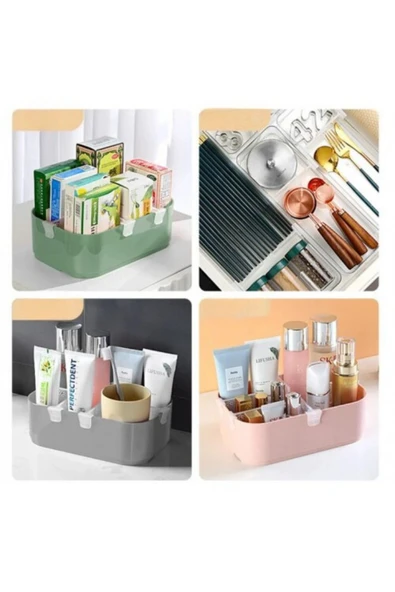 DDTREND Pratik Çok Amaçlı Buzdolabı Raf Ayırıcı Gıda Organizer Dolap Çekmece Düzenleyici Yumurtalık  10 Adet - 2