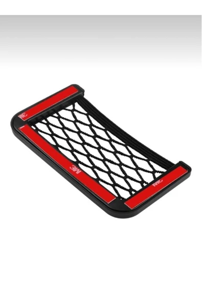 DDTREND Araç İçi Telefon Tutucu Torpidoya Yapışan File/ Araba Karavan Düzenleyici Organizer File 15*8 Cm - 2