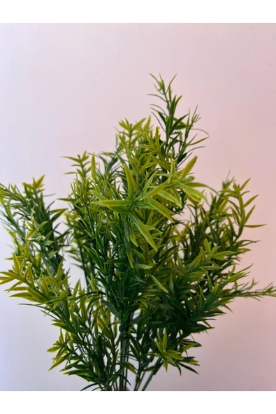 DDTREND Büyük Boy 45 Cm Yapay Biberiye Bitkisi Saksı Demeti Dikey Bahçe Aranjman Malzemesi - 5