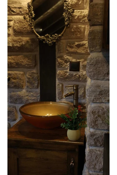 DDTREND DDS-101 Saksıda Yapay Çiçek Aranjman , Taş Yosunlu , Gerçekci Görünüm Yeni Trend - Resim 3