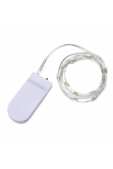 DDPEST 3 Metre Peri Led Günışığı Sarı Dekoratif Kendinden Pilli - 2