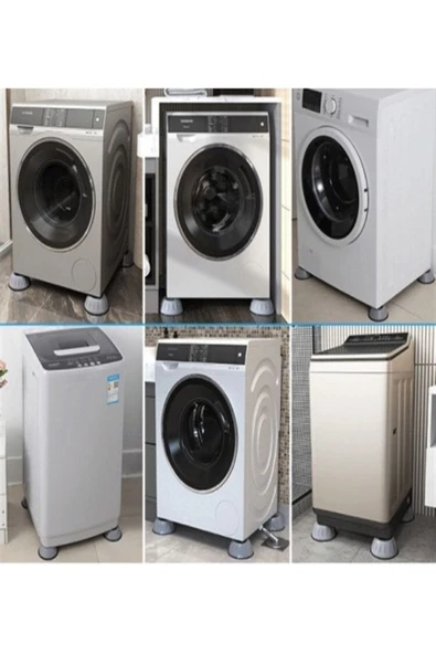 DDTREND 4'lü Çamaşır Makinesi Titreşim Engelleyici Koltuk Ayağı  Stoper (10cm X 4cm) - 4