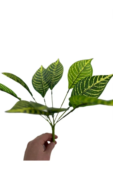 DDTREND 9 Dallı Dekoratif Yapay Çiçek 9 Dal Demet Yapay Yaprak 30 cm - Resim 5