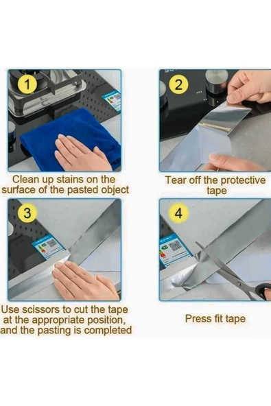 DDTREND kendinden yapışkanlı su sızdırmaz bant alüminyum bant yanmaz bant - 2