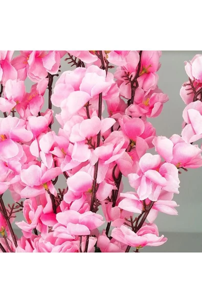 DDTREND Japon Kiraz Çiçeği 7 Dallı Yapay Çiçek Demeti Bahar Dalı 55 Cm PEMBE - 2