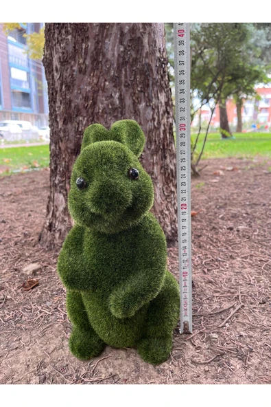 DDTREND YapayTavşan Bahçe Balkon Duvar Dekorasyon Biblo 30-15 Cm - 6