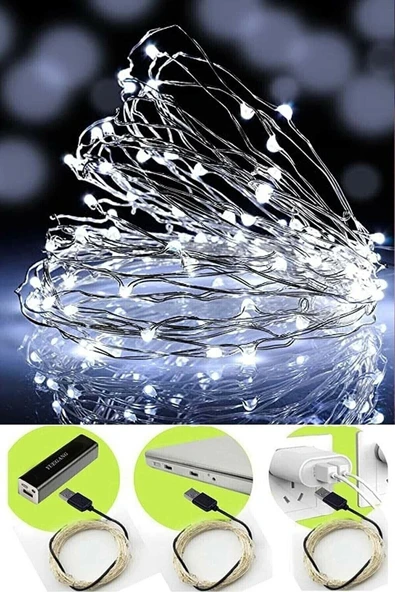 DDTREND Usb Ile Çalışan Dekoratif 1o Metre Peri Led Işık