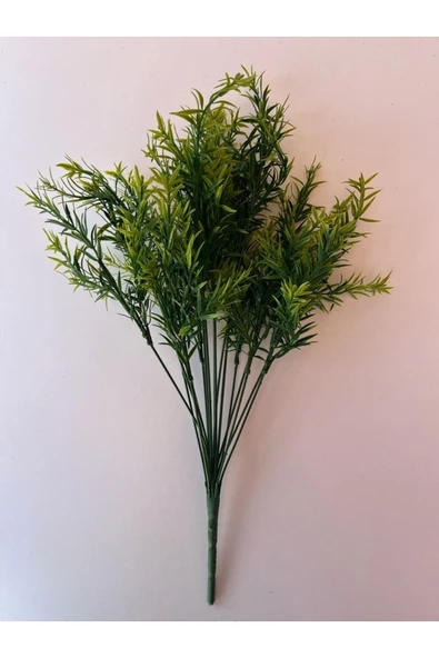 DDTREND Büyük Boy 45 Cm Yapay Biberiye Bitkisi Saksı Demeti Dikey Bahçe Aranjman Malzemesi