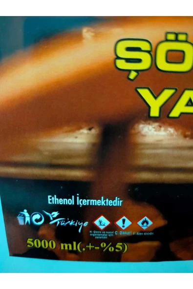 Wooch 5 Litre Masaüstü Şömine Yakıtı %99 Bioethanol Özel Bidonda Kokusuz Dumansız Sarı Alev - 3