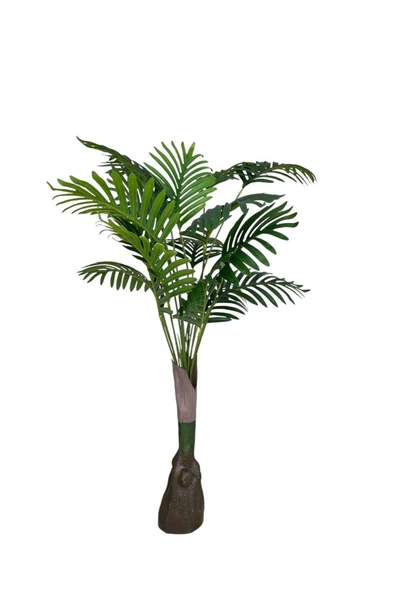 DDTREND 90 Cm Yapay Areka Palmiye Salon Çiçeği Yapay Çiçek Bitki NO:2