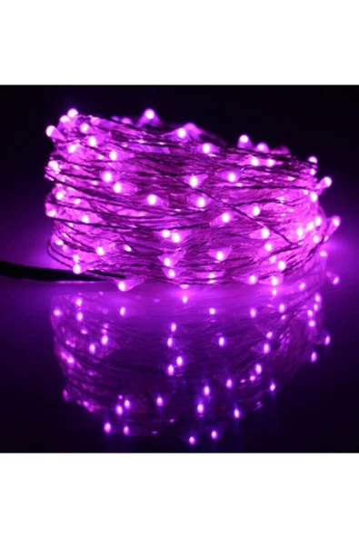 DDPEST Pil Ile Çalışan Dekoratif 3 Metre Peri Led Işık Mor Işık Aydınlatma (PİLLER DAHİL DEĞİLDİR)-ls
