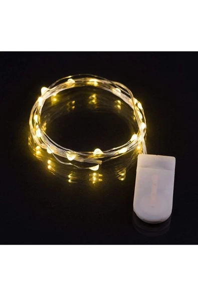 DDPEST D.Dekoratif Kendinden Pilli 3 Metre Peri Led Günışığı-D