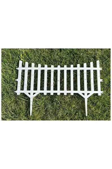 DDPEST 10 ADET 580-36 CM Yeni Tasarım Mini Bahçe Çiti Dekoratif Esnek Plastik Çit Peyzaj Koruma Çit Toplam