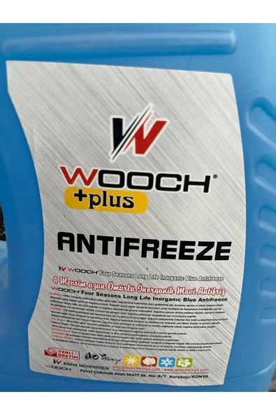 Wooch 3 LT -56 °C İNORGANİK MAVİ ANTİFRİZ 4 MEVSİM UZUN ÖMÜRLÜ - 2
