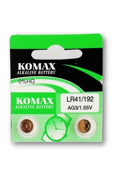 DDTREND 10 Adet Ag3 1,55 V Düğme Pil, Saat Pili, Led Mum Pili Lr41 / 192 %0 Hg 1 Kart - 3