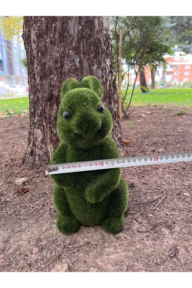 DDTREND YapayTavşan Bahçe Balkon Duvar Dekorasyon Biblo 30-15 Cm - 5