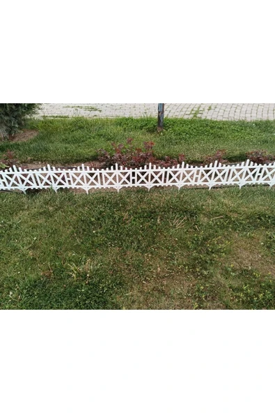 DDPEST Beyaz 1 Adet Çapraz Dekoratif Plastik Bahçe Çiti Çapraz Model Esnek Çit Peyzaj Koruma 58-36 Cm-ls - 3