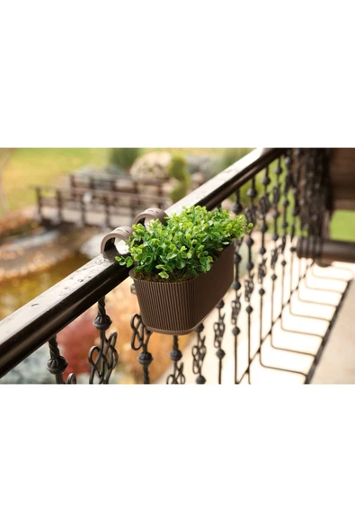 DDPEST Dds-401 Dekoratif Saksıda Yapay Çiçek Aranjman Balkon Saksısı Balkon Çiçeği-nt - 2