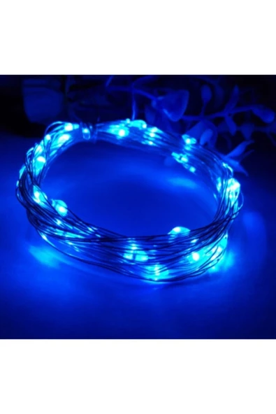 DDPEST Pil Ile Çalışan Dekoratif 3 Metre Peri Led Işık Mavi Işık Aydınlatma (PİLLER DAHİL DEĞİLDİR)-nt - 3