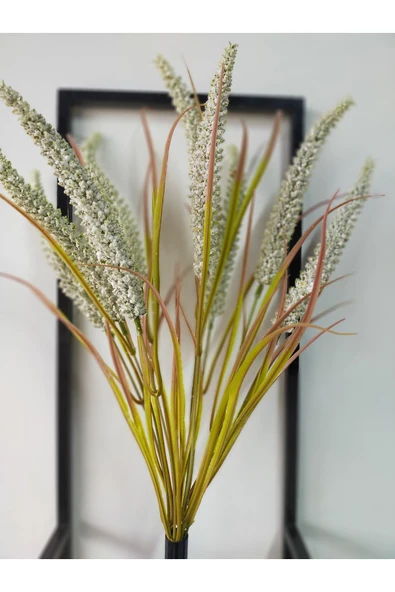 DDTREND Dekoratif Metal Saksıda Yapay Çiçek Darı Aranjman Duvar Saksısı DDS-M203 - 7