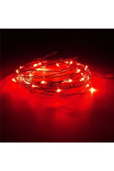 DDTREND Peri Led Kırmızı Renk 3 Metre Dekoratif Aydınlatma