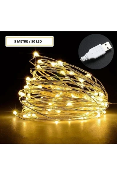 DDTREND Usb Ile Çalışan Dekoratif 5 Metre Peri Led Işık - 2