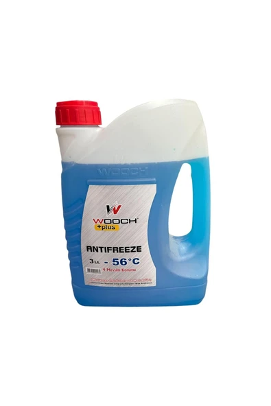 Wooch 3 LT -56 °C İNORGANİK MAVİ ANTİFRİZ 4 MEVSİM UZUN ÖMÜRLÜ - 4
