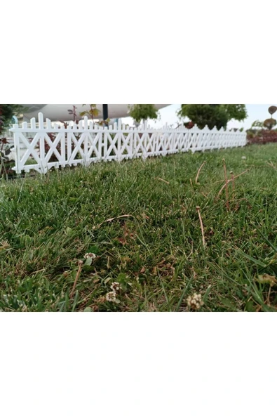 DDPEST Beyaz 1 Adet Çapraz Dekoratif Plastik Bahçe Çiti Çapraz Model Esnek Çit Peyzaj Koruma 58-36 Cm-ls - 6