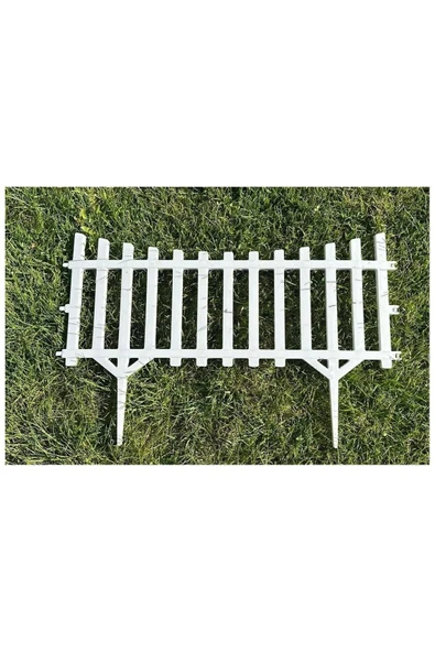 DDTREND Yeni Tasarım Mini Bahçe Çiti Dekoratif Esnek Plastik Çit Peyzaj Koruma Panel Çit 58-36 Cm 1 Adet - 2