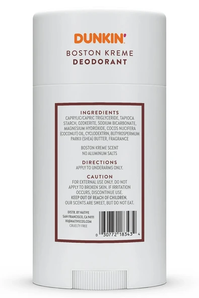 Native Dunkin Boston Kreme Alüminyumsuz Stick Deodorant 75GR - 2