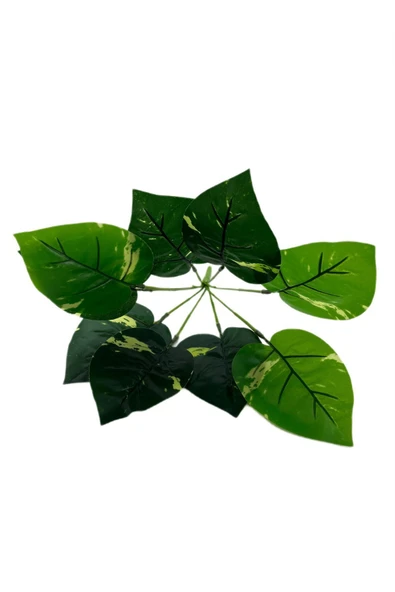 DDPEST D.9 Dallı 30 Cm Dekoratif Yapay Çiçek 9 Dal Demet Yapay Yaprak 30 cm-D - Resim 4