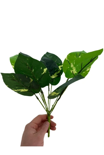 DDPEST D.9 Dallı 30 Cm Dekoratif Yapay Çiçek 9 Dal Demet Yapay Yaprak 30 cm-D