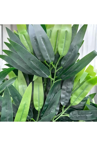 DDTREND 10 Adet 3 Dal Islak Doku Bambu Yaprak - 3