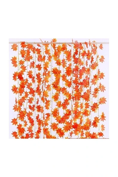 DDPEST Dekoratif Sonbahar Yapraklı Yapay Sarmaşık 1 Dal 230 Cm - 3