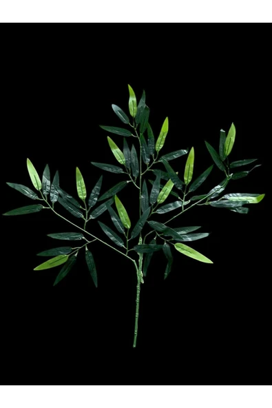 DDTREND 10 Adet 3 Dal Islak Doku Bambu Yaprak - 2